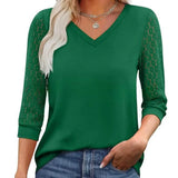 Moda Lusitana - Blusa com Renda na Manga