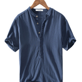 Camisa de linho de Singapura