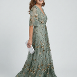 Moda Lusitana - Vestido Maxi Flutuante Floral