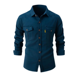 Camisa de ganga casual