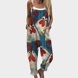 Moda Lusitana - Macacão Estampado Confortável