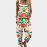 Moda Lusitana - Macacão Estampado Confortável