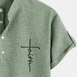 Moda Lusitana - Camisa Elegante com Colarinho Moderno