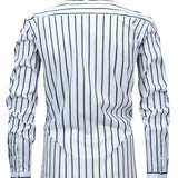 Camisa às riscas chique