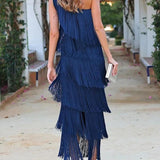 Valeria™ | Vestido Boho com Franjas