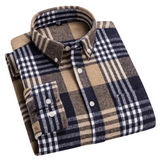 Givalli - Camisa xadrez de algodão