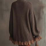 Robe de malha com volantes — Doce, quente & romântica