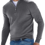 Camisola com fecho de correr elegante