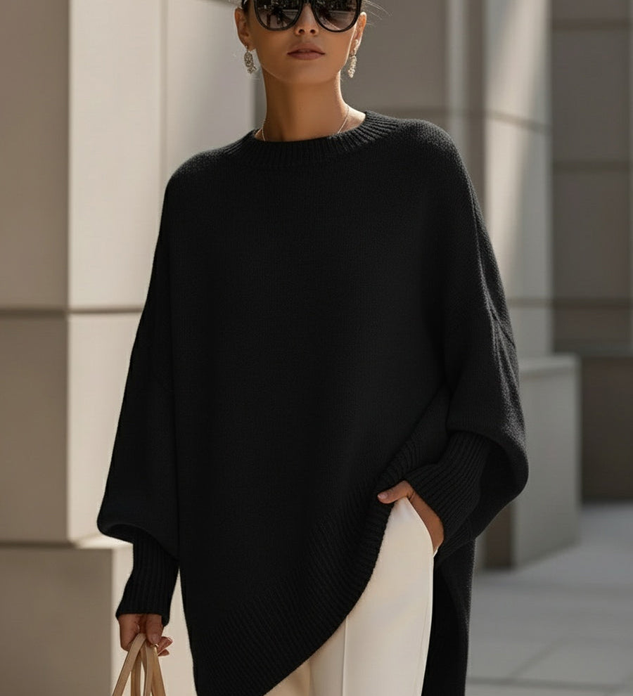 Anneta | Suéter poncho oversized