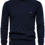 Camisola de homem com design axadrezado V2
