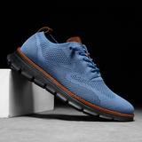 Sapatos Ultra-Confortáveis Respiráveis: Azul-Preto