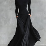 Norfy - Roupa elegante com pregas fluidas