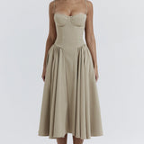 Kiki | Vestido midi retrô