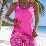 Moda Lusitana - Tankini Estiloso com Estampa Marítima