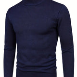 Camisola de gola alta elegante