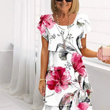 Émilie – Vestido longo floral elegante