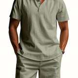 Conjunto de linho para homem