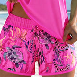Moda Lusitana - Tankini Estiloso com Estampa Marítima