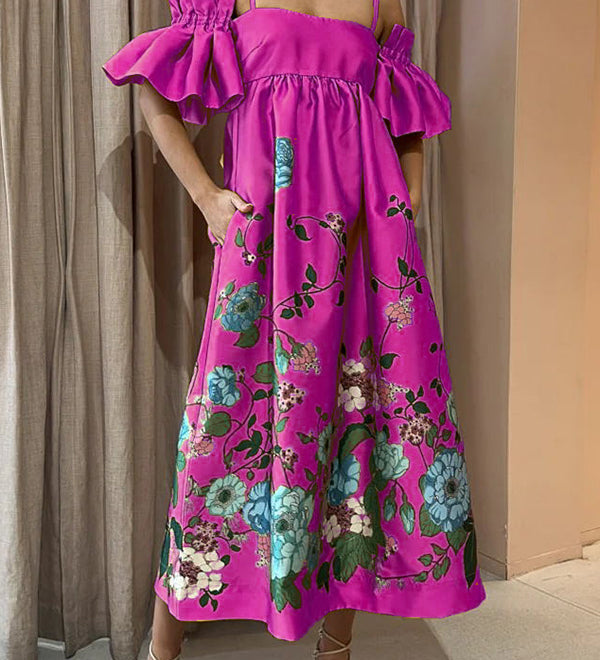 Arielle | Vestido elegante com mangas exclusivas e bolsos práticos