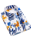 Estampado tropical branco