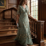 Moda Lusitana - Vestido Maxi Flutuante Floral