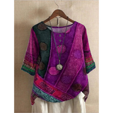 Valarie - Blusa Boêmia Colorida