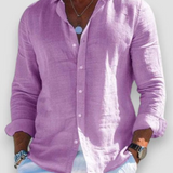 Moda Lusitana - Camisa Casual de Algodão