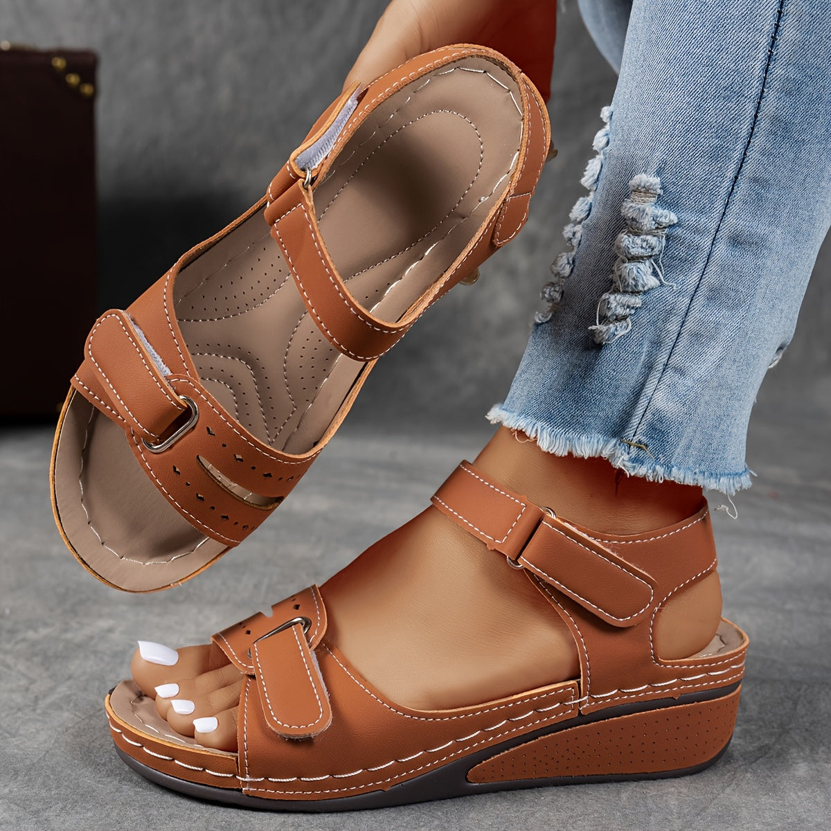 Mária – sandália ortopédica elegante em várias cores premium