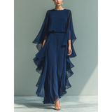 Moda Lusitana - Conjunto Elegante com Volantes