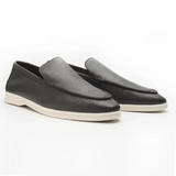 Mocassins em pele de vaca