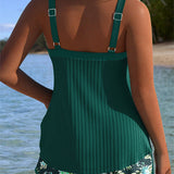 Moda Lusitana - Tankini Listrado com Calção