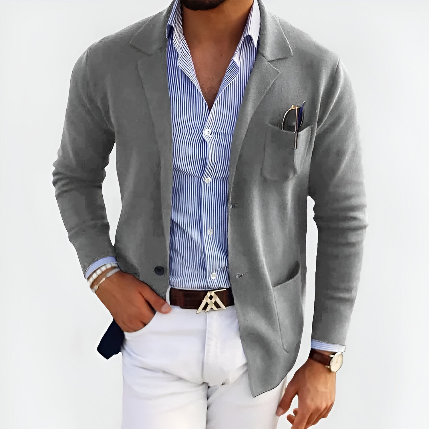 Andreas™ Casaco leve e elegante para homem