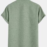 Moda Lusitana - Camisa Elegante com Colarinho Moderno