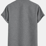 Moda Lusitana - Camisa Elegante com Colarinho Moderno