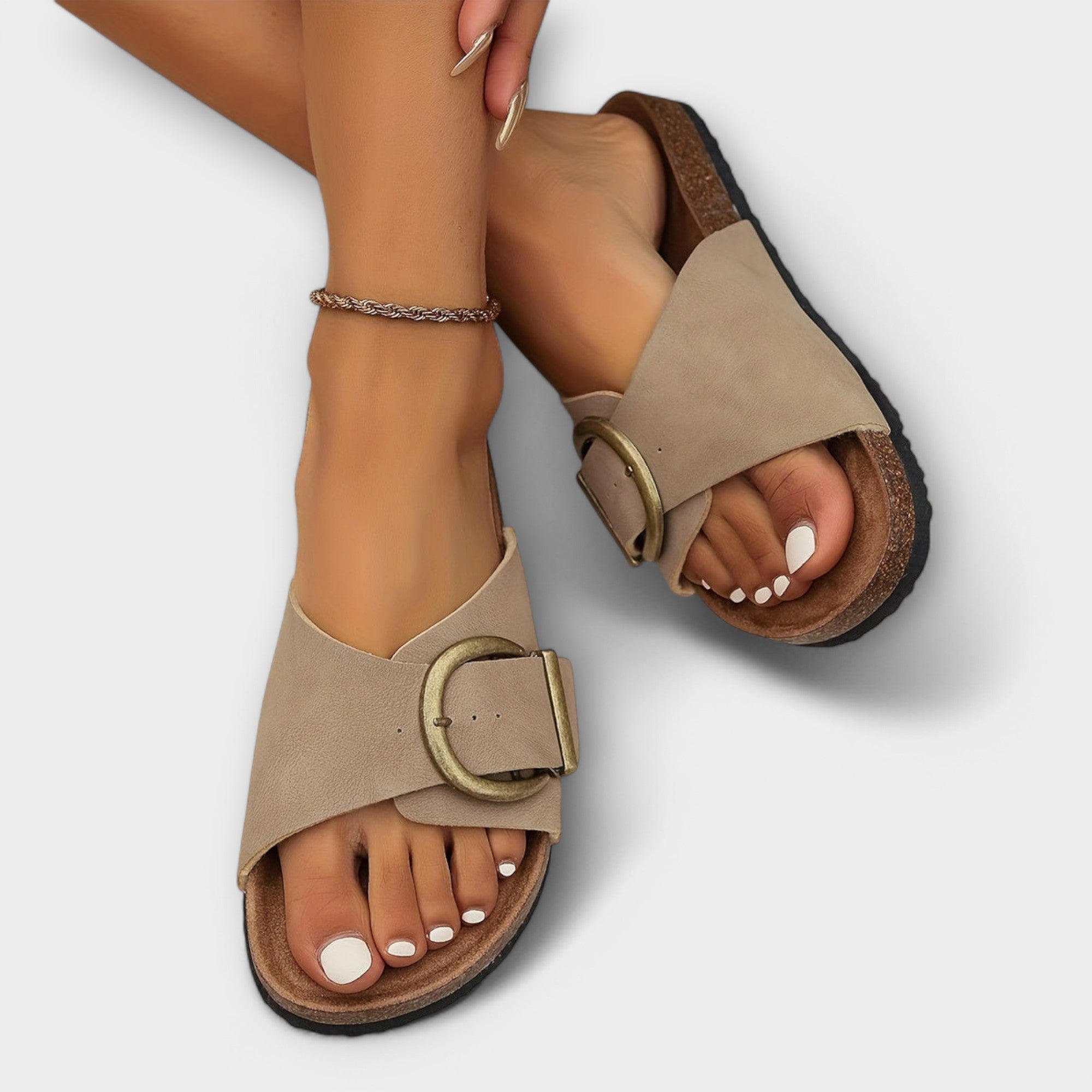 Annamária – sandália ortopédica de conforto para o verão
