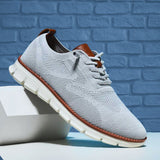 Sapatos Ultra-Confortáveis Respiráveis: Cinzento Claro