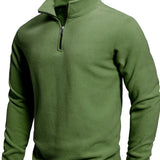 Camisola de manga comprida com fecho