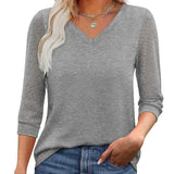 Moda Lusitana - Blusa com Renda na Manga