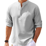 Camisa pólo de manga comprida