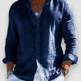 Moda Lusitana - Camisa Casual de Algodão