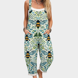 Moda Lusitana - Macacão Estampado Confortável