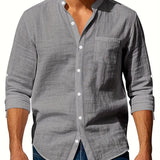 Camisa de linho elegante