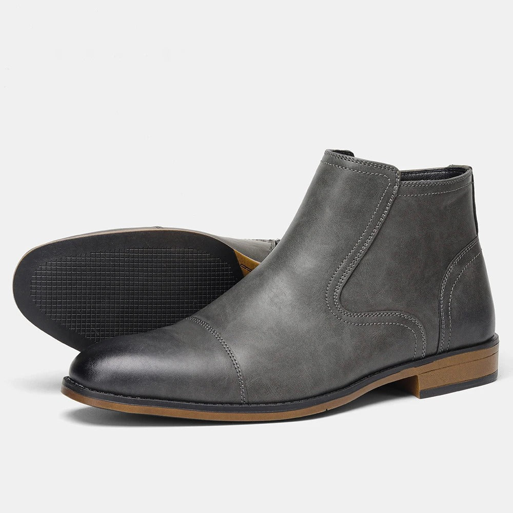 Botas Chelsea em pele