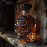 Caveira Garrafa de Whisky