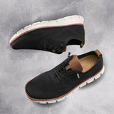 Sapatos Ultra-Confortáveis Respiráveis: Preto-Branco