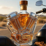 Motor V Twin Garrafa de Whisky