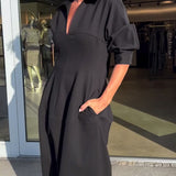 Karolin | Vestido longo confortável