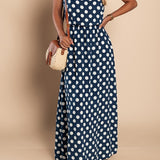 Hannah™ | Vestido longo de bolinhas da Lina