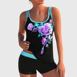 Moda Lusitana - Conjunto de Tankini Floral com Calções