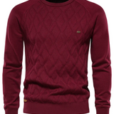 Camisola de homem com design axadrezado V2